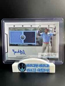 2024 Topps Museum Collection YANDY DIAZ DUAL RELIC AUTO 021/299 RAYS - Picture 1 of 2