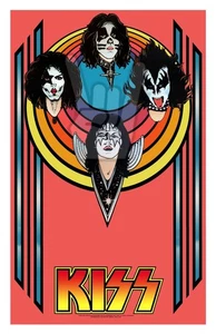 KISS 1976 11x17 RETAIL POSTER ACE FREHLEY GENE SIMMONS PAUL STANLEY PETER CRISS - Picture 1 of 5