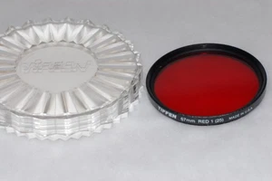 NUOVO filtro Tiffen 67mm 67 ROSSO 1 (25) + custodia rigida - Foto 1 di 1