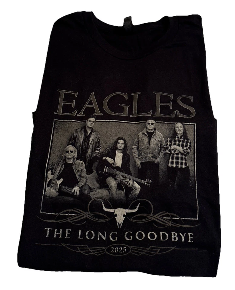 Camiseta de concierto The Eagles The Long Goodbye Tour Sphere Las Vegas 2025 Foto 1 de 3