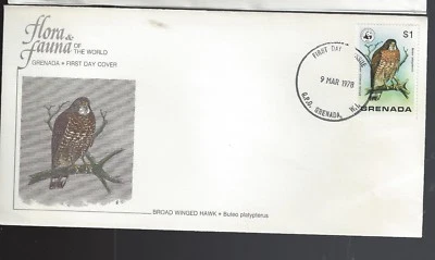3/9/78 FDC Grenada Island Flora and Fauna issue - Image 1 of 2