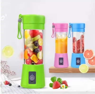 Mini frullatore portatile da viaggio succo di frutta coppa mixer frullati 380ml - Immagine 1 di 4