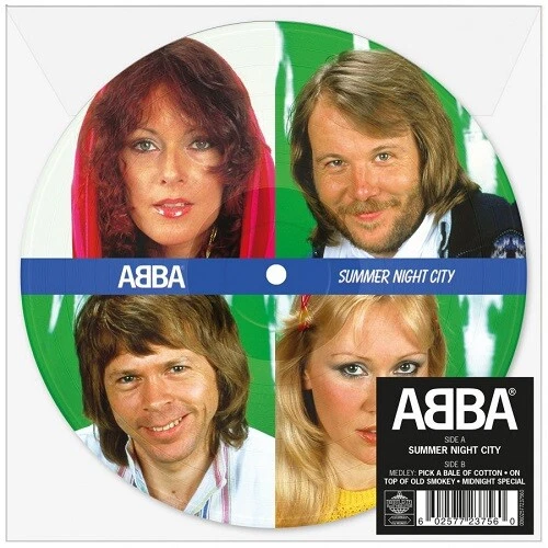 7'' Picture Single Vinyl ABBA Summer Night City ltd.Edition 2019 NEU + Medley - Bild 1 von 1