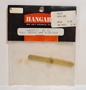 Original HANGAR 9 RC Airplane Parts #3577 Futaba 4-40 3D XL Full Servo Arm NOS - Picture 1 of 1