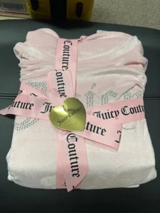 Juicy Couture 3 Pc Pajama Set Longsleeve Shirt Pants and Shorts XL Pink - Picture 1 of 3