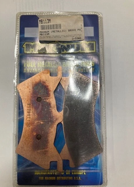 ЗАДНИЕ ТОРМОЗНЫЕ КОЛОДКИ POLARIS SPORTSMAN 500 6X6 2000-2006 СПЕЧЕННЫЕ MB113M - Изображение 1 из 1