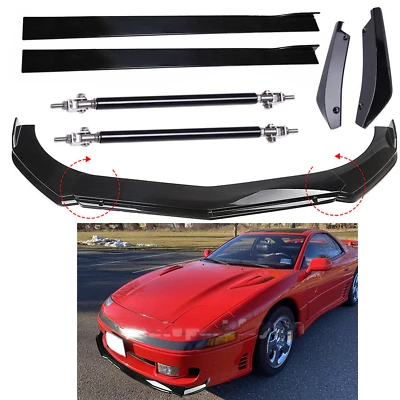 Front Bumper Spoiler Splitter + Side Skirts + Rear For Mitsubishi 3000GT G - Image 1 of 4