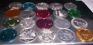 Mardi Gras Doubloons Tokens Coins Souvenir New Orleans:20 different ones. - Picture 1 of 10