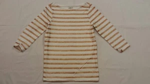 NWoT Crazy 8 by Gymboree White with Cooper Sparkly Stripes Sz M 7-8 - Picture 1 of 2