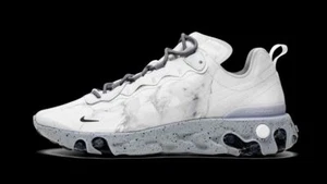 Nike Kendrick Lamar Shoe SZ 15 x React Element 55 Running Pure Platinum CJ3312 - Picture 1 of 12