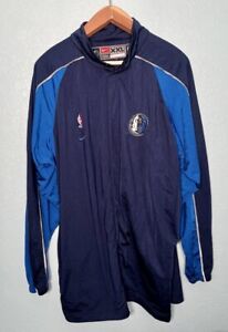 Vintage Dallas Mavericks Mavs Team Issued Warmup Nike NBA Jacket Mens Size 2XL