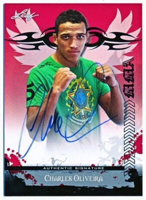 2010 Лист MMA Чарльз Оливейра автограф Rc #AV-CO1 - кол-во наличии - Изображение 1 из 2