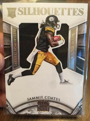 SAMMIE COATES 2015 CROWN ROYALE "SILHOUETTES" ROOKIE JUMBO JERSEY PATCH RC /299! - Image 1 of 2