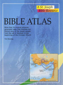 Bible Atlas (St. Joseph Bible Resource) - Paperback By Dowley, Tim - GOOD