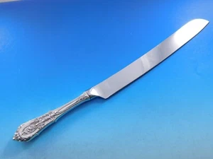 "Cuchillo de pastel de boda Rose Point by Wallace plata esterlina HHWS hecho a medida 12" - Imagen 1 de 7