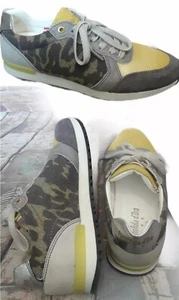 Pantofola d'Oro Multi Color Textile & Leather camo Print Euro Track Sneaker 39 - Picture 1 of 8