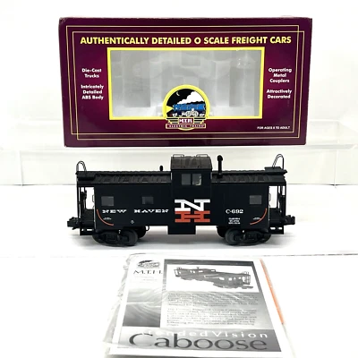 MTH Premier 20-91036 New Haven Extended Vision Caboose #C-692 O Gauge Used NH - Image 1 of 4