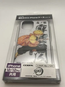 Funda de cristal para teléfono iPhone 12 Demon Slayer Kimetsu no Yaiba Zenitsu Agatsuma - Imagen 1 de 3