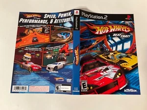 *Slip Case Art Only* Hot Wheels Beat That Racing PS2 Playstation 2 Insert *OEM* - Picture 1 of 2