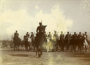 China Tianjin Tientsin Japanese Cavalry Millitary Parade Old Photo 1906 - Picture 1 of 3