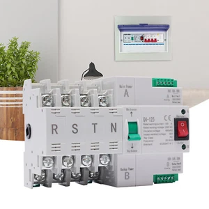 Mini Generatore 100A 4P Doppia Potenza Interruttore Trasferimento Automatico Interruttore Cambio - Foto 1 di 12
