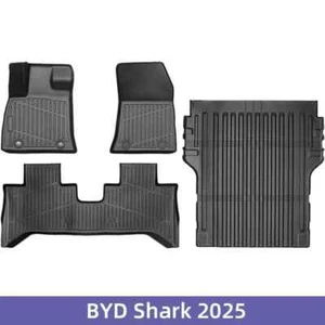 Custom Fit For BYD Shark 2025 3D TPE Floor Mats Full Set Anti-Slip Waterproof - Picture 1 of 11