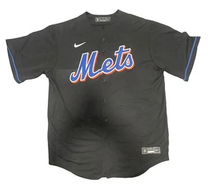 Nike Jacob DeGrom New York Mets Black Alternate Jersey Size L - Picture 1 of 9