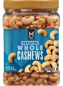 Member's Mark Unsalted Whole Cashews, 33 oz. - Picture 1 of 3
