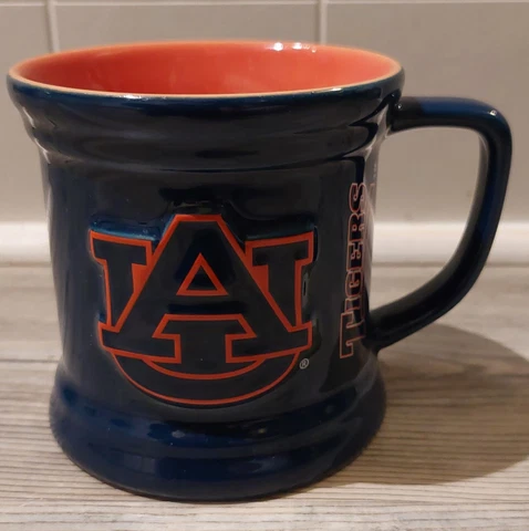 Auburn University Tigers Collectible Coffee Mug Raised Letters Encore Group Cover