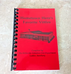 HILLSVILLE, VIRGINIA- Hometown Hero's Favorite Vittles Cookbook FAST SHIPPING - Imagen 1 de 3