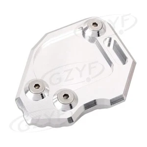 Ständer Seitenständer Verlängerung Pad Platte für BMW F800GS 08 -14 Silber Motorrad - Bild 1 von 1