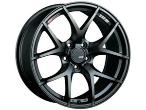 SSR GTV03 18x8.5 5x114.3 40mm Offset Flat Black Wheel ( Fits 05-07 Subaru STI ) - Picture 1 of 1