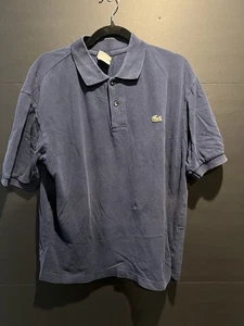 CAMISA LACOSTE HOMBRE TALLA 6 GRANDE AZUL OSCURO BORDADO LOGO MANGA CORTA POLO - Imagen 1 de 8