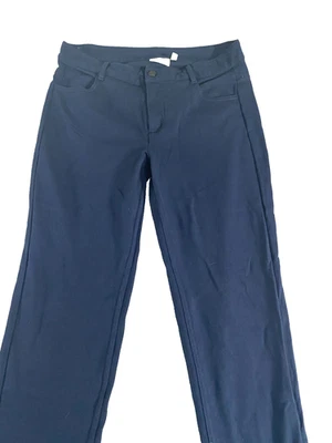 Athleta Pants Womens 8 Bue  Button/Zipper Skinny - Image 1 of 4