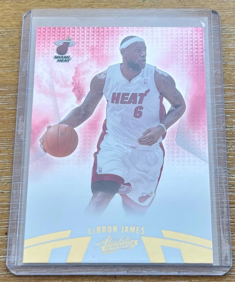 LEBRON JAMES 10-11 Panini Absolute Memorabilia #14 BASE ! MIAMI HEAT ! - Image 1 of 1