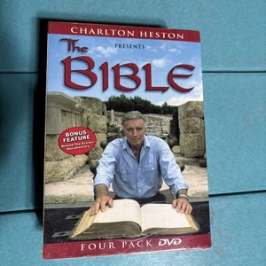Charlton Heston Presents the Bible (DVD, 1993, 4 Pack DVD New Sealed - Picture 1 of 7