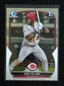 2023 Bowman Chrome - 1st Prospects #BCP-125 Cam Collier REDS - Picture 1 of 4