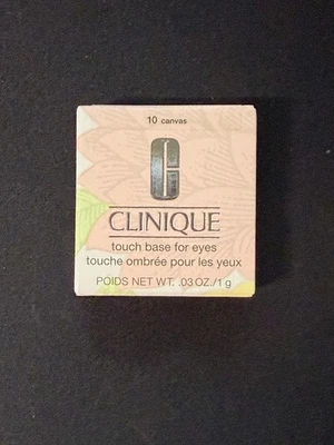 Clinique Touch Base für die Augen - 10 Canvas - 0,03 oz / 1 g - Brandneu im Karton - Bild 1 von 2
