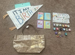 Lot Of Hallmark Just Because Cards, Fabric Birthday Pennant, Etc All Brand New! - Picture 1 of 5
