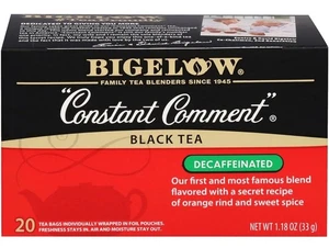 6x Boxen Bigelow Constant Comment Decaf Black Tea - 120 Beutel - BB 10/2026 - Bild 1 von 2