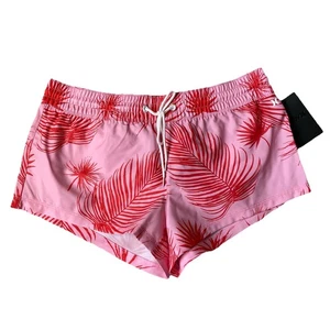 Hurley Super Wildleder Floreetah Volley Boardshorts Damengröße S tropisch pink neu mit Etikett - Bild 1 von 7