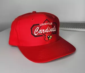 Vintage Trucker Louisville Cardinals SnapBack Hat Clean Outdoor Baseball Cap - Picture 1 of 6