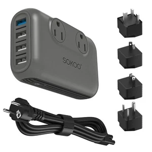 230 Watt Step-Down 100-220 Volt auf 110 Volt Wandler für über 150 Länder - Bild 1 von 6