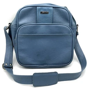 Vintage Samsonite Montbello II Tote Shoulder Weekender Carry On Bag Blue - Picture 1 of 13
