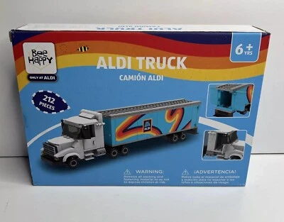 ALDI Truck Building Block Set - Bee Happy Limited Ed 2024 212 Pieces New Sealed - Image 1 of 4