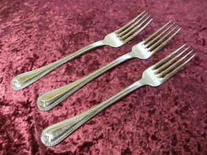 MAISON 3 Dinner Forks Sabatier Stainless Steel Flatware Retired Pattern - Picture 1 of 4