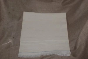 Coppia Asciugamani ospite canapa frange cm.47x50 B1 (2) Hemp Towel Serviette ° - Foto 1 di 2