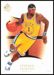 Stephen Jackson #59 2007-08 SP Authentic Warriors C0103A