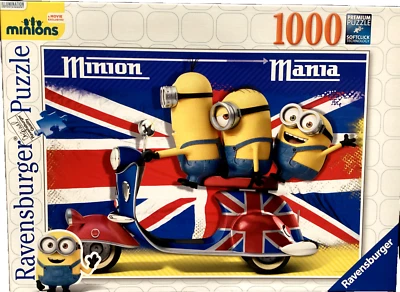 Ravensburger 1000 pc Minions: Minion Mania 2015 HTF  Vintage - Image 1 of 2