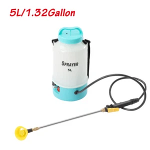 1.32 Gallon 5L Portable Water/Chemical Sprayer Pump Pressure Garden Spray Bottle - Picture 1 of 18